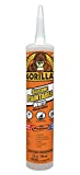 Gorilla Paintable Silicone Sealant Caulk, Waterproof and Mold &...