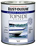 Best Paint for Metal - Buyer's Guide 17 Rust-Oleum 207000 Marine Coatings Topside Paint, Quart,...