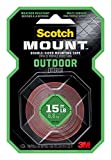 Best Double Sided Tape - Buyer’s Guide 14 Scotch-Mount Outdoor Double-Sided Mounting Tape 411H, 1 in x 60...