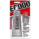 Best Glue For Glass - Buyer's Guide 21 E6000 230010 Craft Adhesive, 3.7 Fluid Ounces