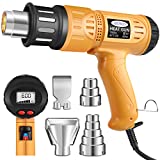 Best Paint Remover - TOP 5 & Buyer's Guide 16 Heat Gun, Mowis 1800W Heavy Duty Hot Air Shrink Gun with LCD...
